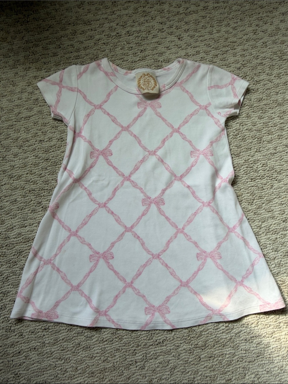 Beaufort Bonnet Company Girls' Pink Bow Dress